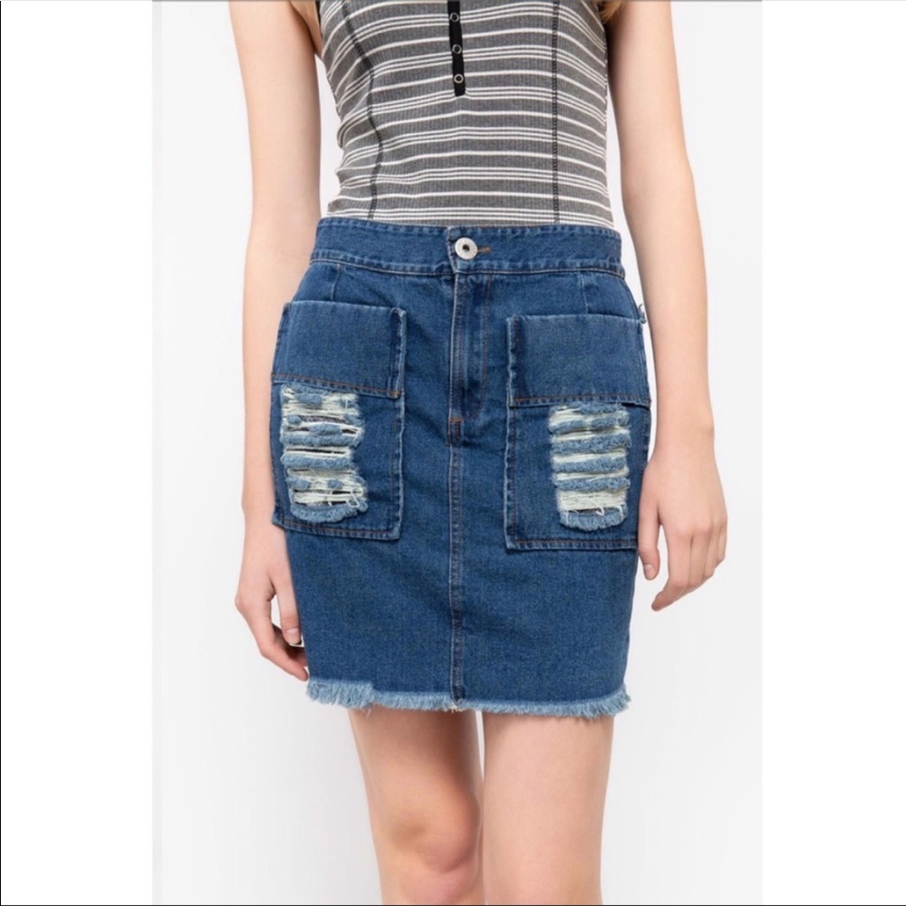 NEW POL Denim skirt size S. NEW - Picture 5 of 6